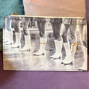 Kate Spade ♠️ “New York Kick Up Your Heels” Pencil Pouch w/Sexy GoGo Boots